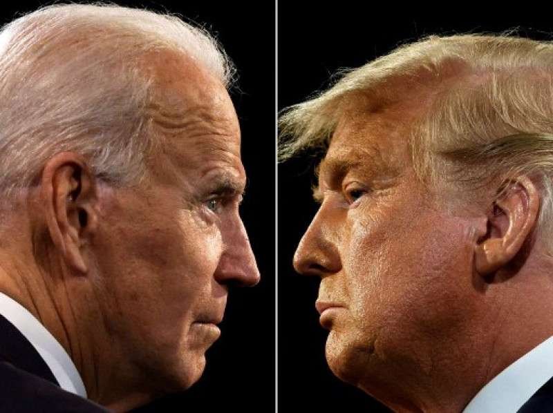 Encuestas estadounidenses señalan elecciones se disputarían entre Biden y Trump