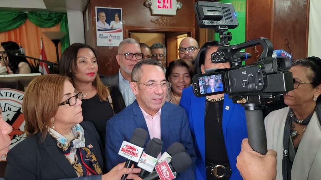 Presidente del Partido MODA promueve en Estados Unidos reelección de Abinader