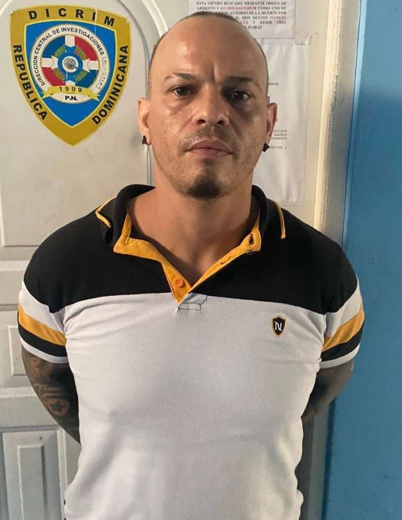 PN apresa y ocupa pistola ilegal a hombre que hirió a otro de un disparo en Santiago Rodríguez