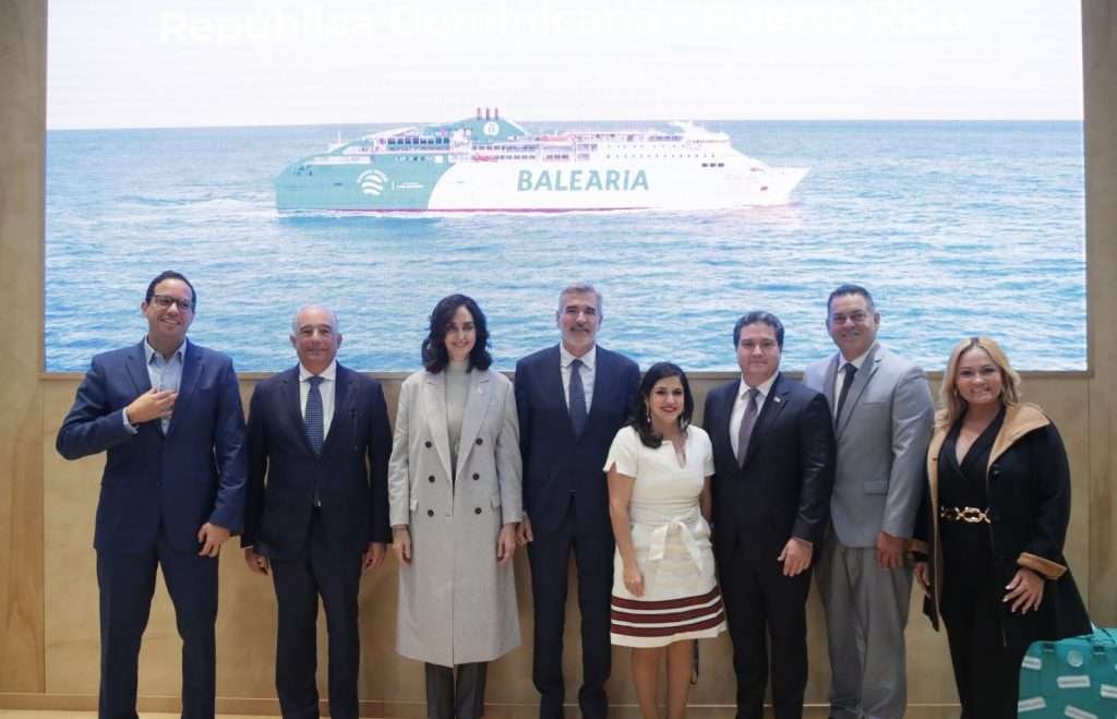 Autoridad Portuaria Dominicana y Baleária presentan en FITUR nueva ruta marítima entre RD y PR.
