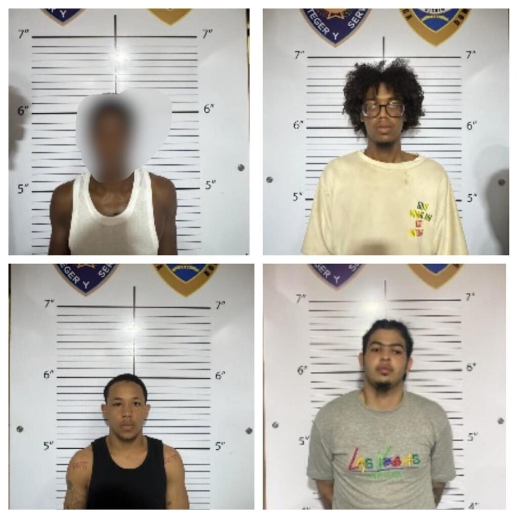Policía Nacional apresa a cuatro implicados en homicidio durante asalto en la avenida Ecológica, SDE