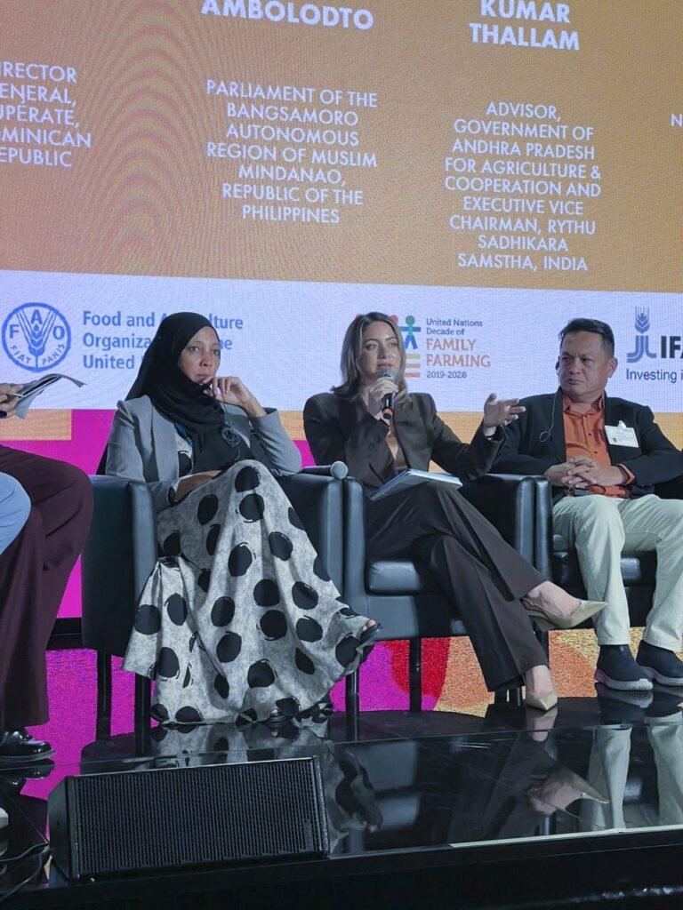 Gloria Reyes destaca el impacto de la agricultura familiar dominicana en FAO