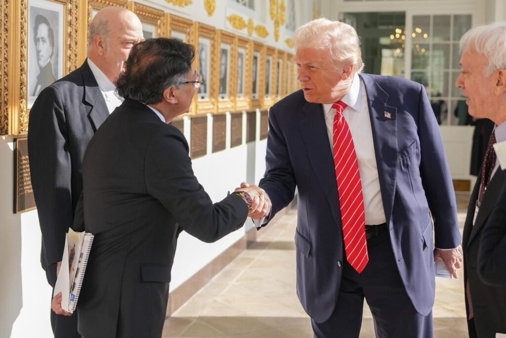 Trump y Petro se encuentran tras dices y diretes