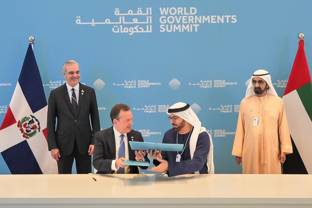 Primer Ministro de los Emiratos Árabes y Luis Abinader acuerdan celebrar Diálogo Regional en RD