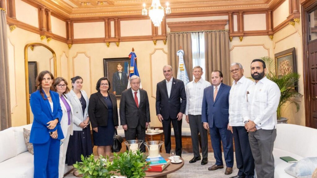 Secretario general de la ONU agradece apoyo de República Dominicana y afirma que restablecer la seguridad en Haití es una prioridad absoluta António Guterres
