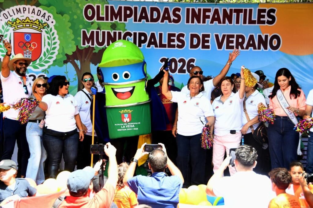 Alcaldesa Amparo Custodio inaugura las olimpiadas infantiles municipales de verano 2026 Amparo Custodio
