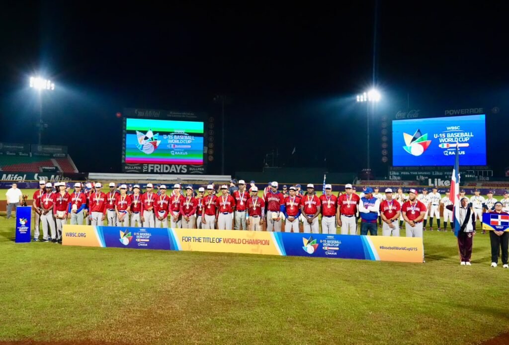 RD conquista plata histórica en el Mundial u15; Japón se queda con el bronce y Estados Unidos se queda con el oro Mundial u15